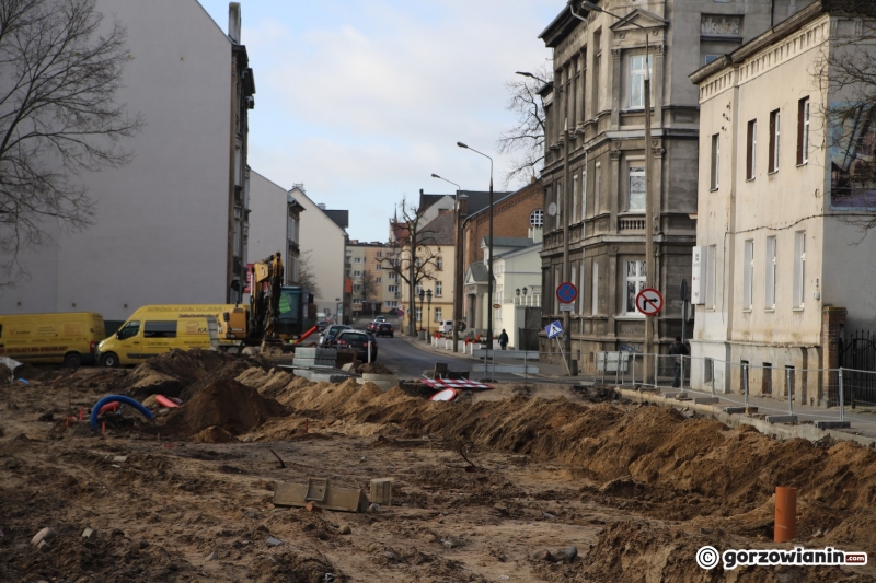 12/16 Postęp prac przy budowie nowego odcinka ul. Spichrzowej