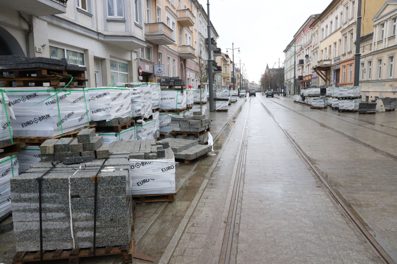 17/17 Postęp prac na Chrobrego - luty 2022