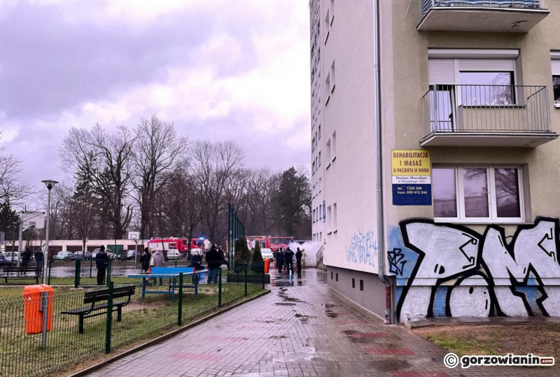 8/11 Pożar w wieżowcu przy ul. Piłsudskiego