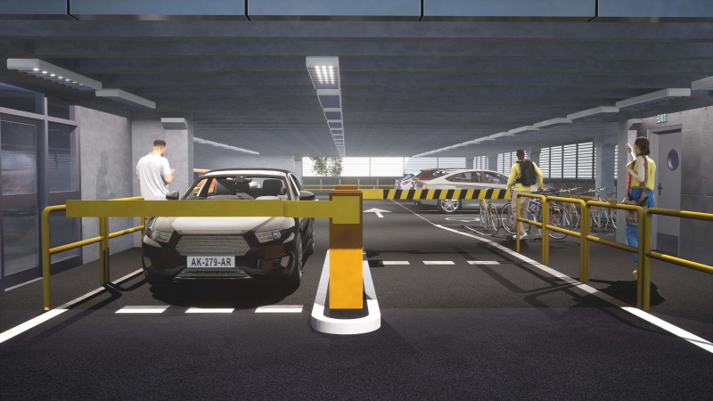 3/5 Wielopoziomowy parking przy LUW