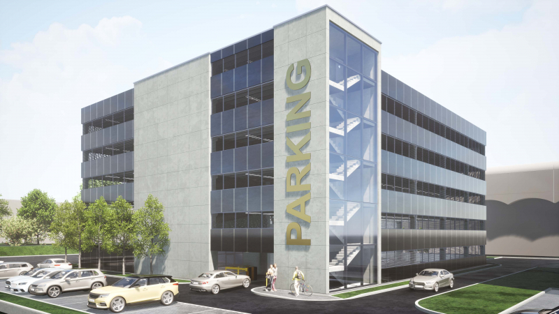 5/5 Wielopoziomowy parking przy LUW