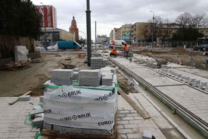 11/12 Przebudowa ul. Chrobrego - luty 2022