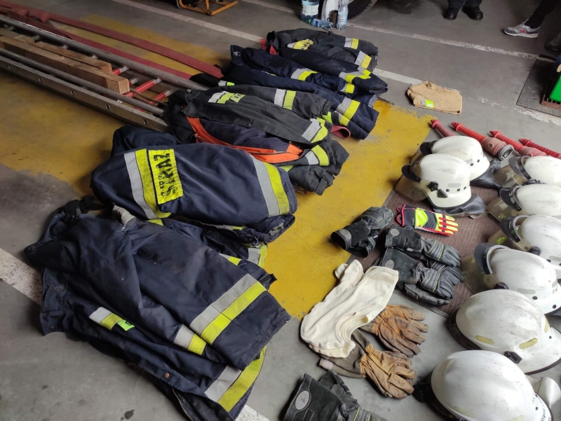 5/6 Rzeczy przekazane przez OSP Bogdaniec dla strażaków z Ukrainy