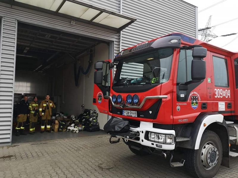 6/6 Rzeczy przekazane przez OSP Bogdaniec dla strażaków z Ukrainy