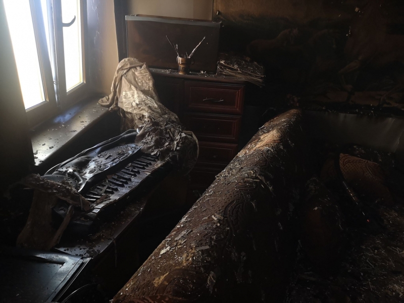 6/6 Tragiczny pożar mieszkania przy ul. Kolejowej