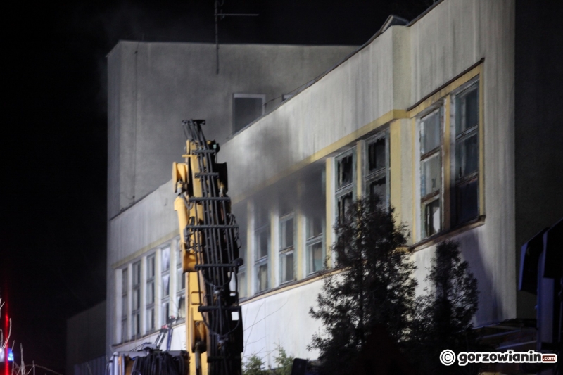 4/12 Pożar w budynku dawnej Silwany