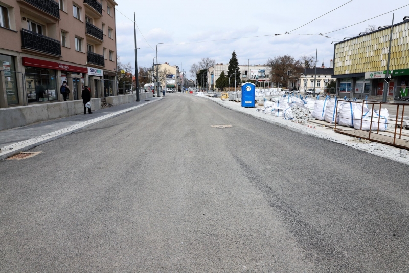 4/34 Postęp prac na Chrobrego i Mieszka I - kwiecień 2022