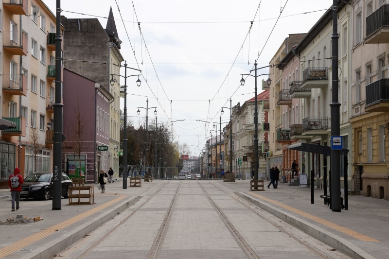 23/34 Postęp prac na Chrobrego i Mieszka I - kwiecień 2022