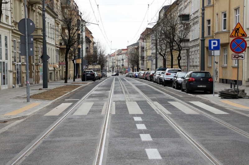 26/34 Postęp prac na Chrobrego i Mieszka I - kwiecień 2022