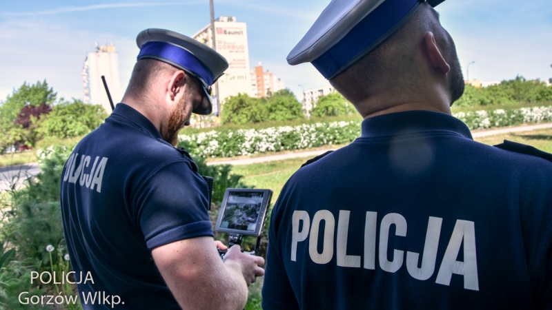 1/5 Dron nad przejściem dla pieszych. Działania gorzowskiej drogówki