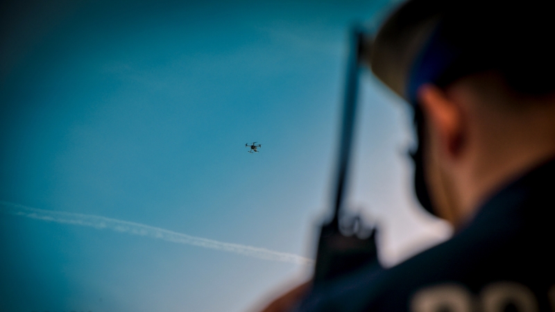 5/5 Dron nad przejściem dla pieszych. Działania gorzowskiej drogówki