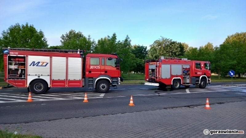 4/5 Pożar autobusu MZK przy ul. Kombatantów