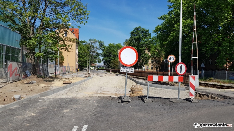 3/11 Postęp prac na Spichrzowej - czerwiec 2022