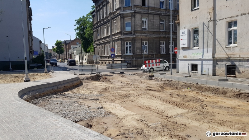 4/11 Postęp prac na Spichrzowej - czerwiec 2022