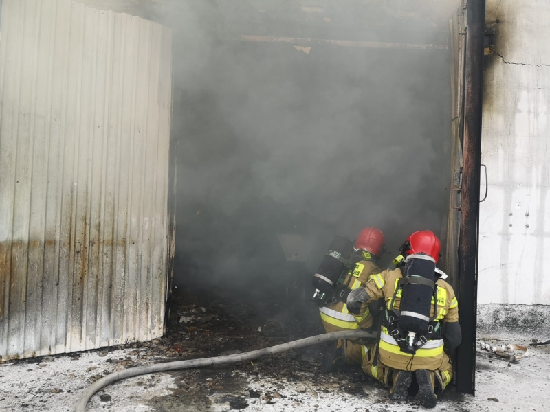 8/10 Pożar kurników w Borku