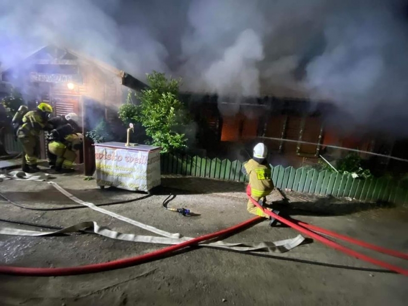 3/6 Pożar w ośrodku Azyl w Mironicach