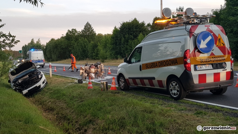 4/5 Pijany kierowca vw potrącił mężczyzn malujących pasy