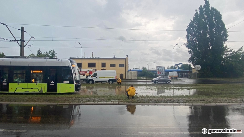 14/20 Burza przeszła przez Gorzów. Jak zwykle zalało wiele ulic