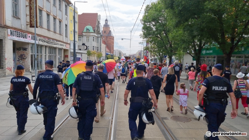 7/19 II Marsz Równości przeszedł przez Gorzów