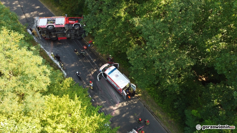 4/5 Wypadek wozu strażackiego z JRG2 w Gorzowie
