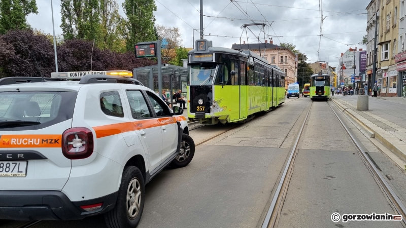 4/6 Gorzów: Zderzenie z tramwajem przy Sikorskiego