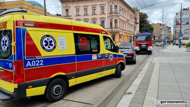 5/6 Gorzów: Zderzenie z tramwajem przy Sikorskiego