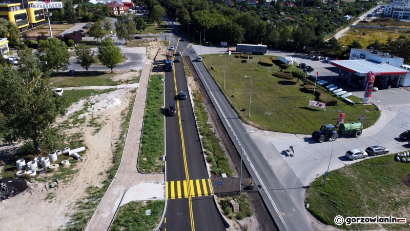 4/9 Gorzów: Kierowcy jadą już nowym odcinkiem ulicy Walczaka