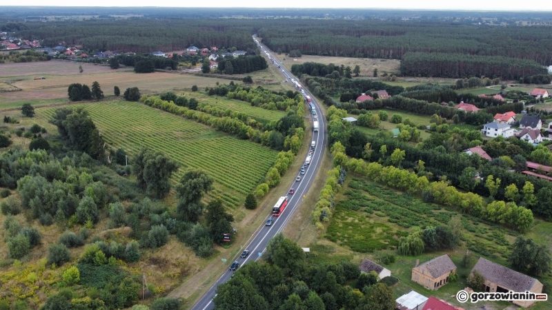 5/6 Korek na DK22 od strony Bolemina