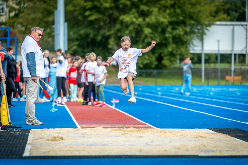 8/14 Pierwsze zawody na stadionie lekkoatletycznym w Gorzowie