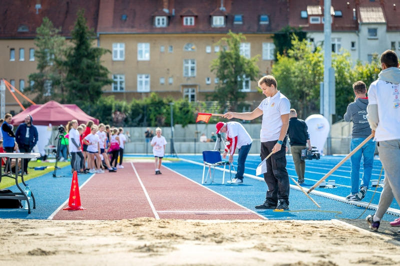 10/14 Pierwsze zawody na stadionie lekkoatletycznym w Gorzowie