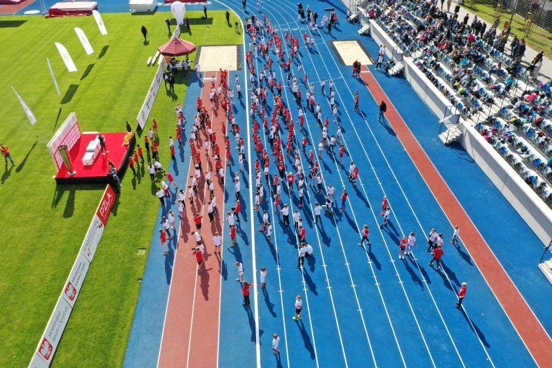11/14 Pierwsze zawody na stadionie lekkoatletycznym w Gorzowie
