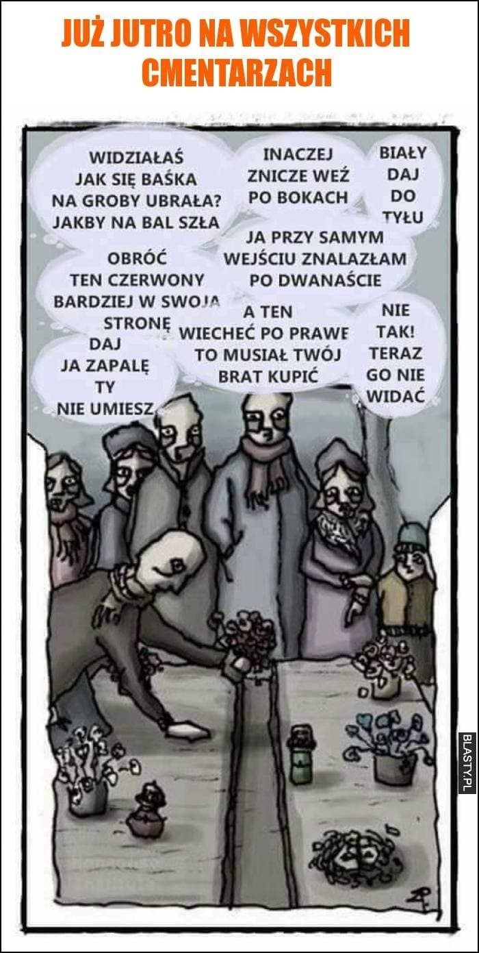 5/8 Memy o 1 listopada, czyli Wszystkich Świętych z przymrużeniem oka