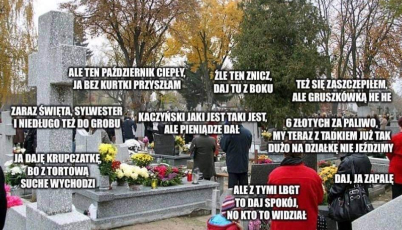 8/8 Memy o 1 listopada, czyli Wszystkich Świętych z przymrużeniem oka