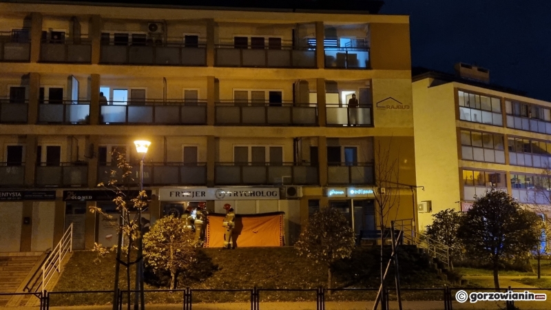 3/4 Akcja straży pożarnej przy ul. Witosa