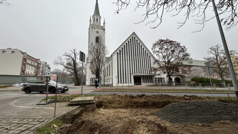 3/5 Nowy fragment ścieżki rowerowej w centrum Gorzowa