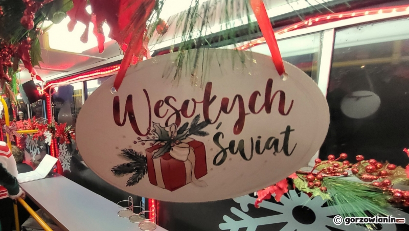 7/16 Świąteczny tramwaj wyjechał na ulice Gorzowa