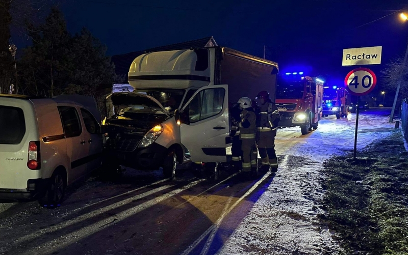 3/4 Zderzenie dwóch pojazdów w Racławiu
