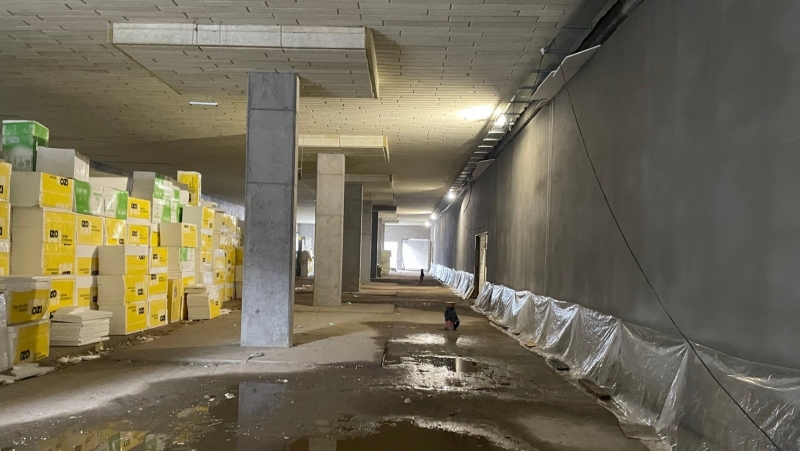 5/14 Postęp prac przy budowie hali widowiskowo-sportowej w Gorzowie - grudzień 2022