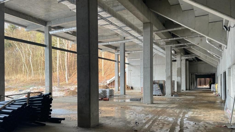 11/14 Postęp prac przy budowie hali widowiskowo-sportowej w Gorzowie - grudzień 2022