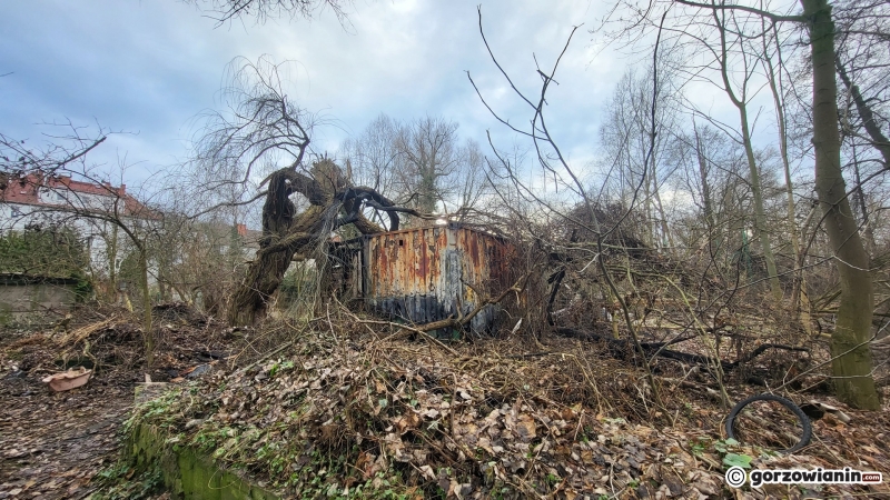 19/24 Prowizoryczny kontener, w którym mieszkają bezdomni