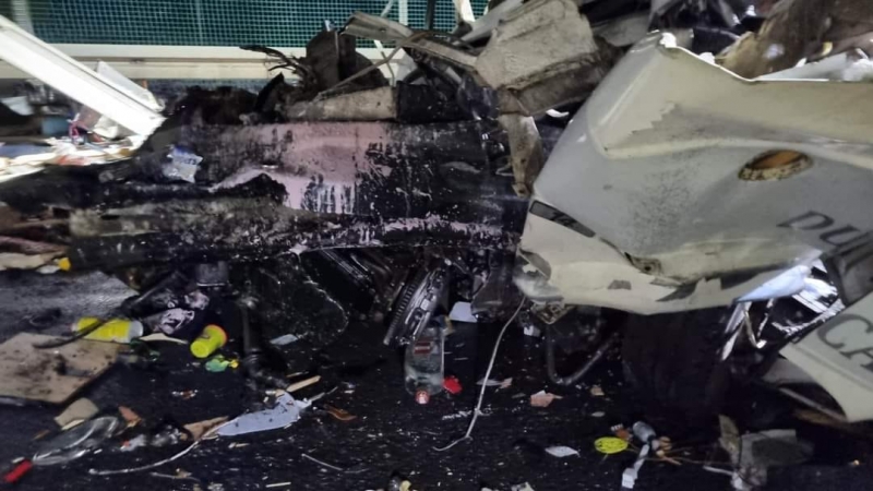 9/9 Kamper roztrzaskał się o ciężarówkę sił zbrojnych USA na S3