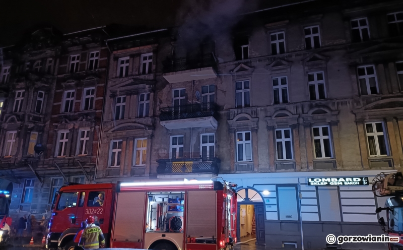 5/7 Pożar mieszkania przy ul. Dąbrowskiego