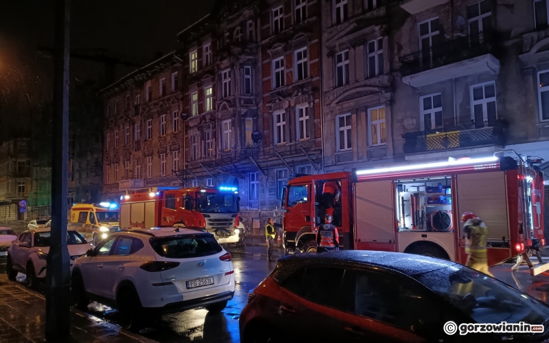 6/7 Pożar mieszkania przy ul. Dąbrowskiego