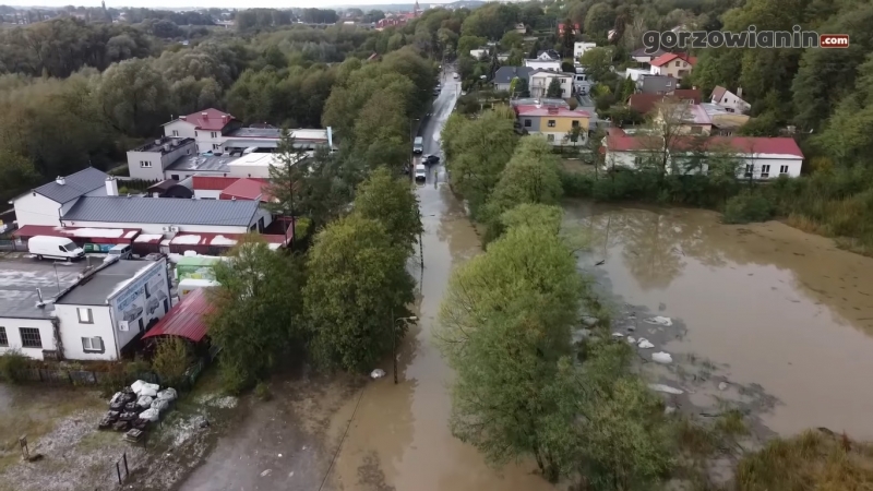 5/5 Zalana ul. Warszawska po ulewie z 8.09.2022 