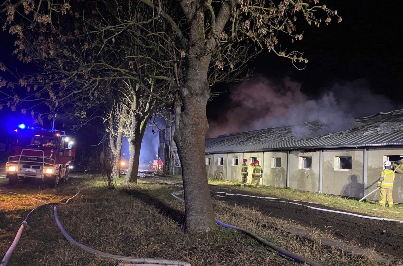 1/7 Pożar budynku gospodarczego w Maszewie