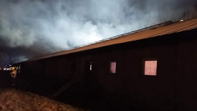 5/7 Pożar budynku gospodarczego w Maszewie