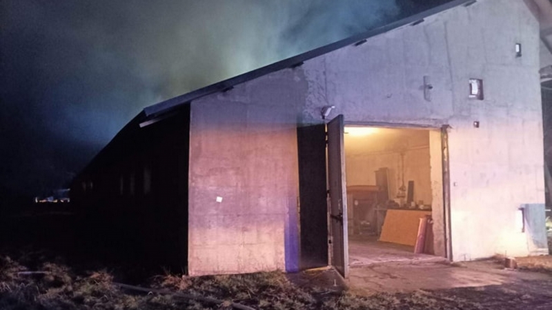 7/7 Pożar budynku gospodarczego w Maszewie