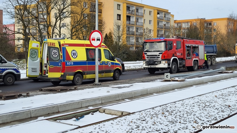 5/7 Zderzenie czterech pojazdów przy ul. Walczaka w Gorzowie