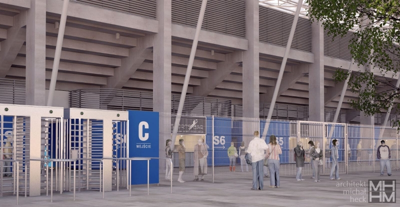 5/6 Wizualizacje stadionu piłkarskiego w Gorzowie