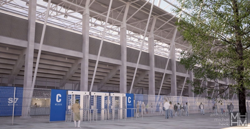 6/6 Wizualizacje stadionu piłkarskiego w Gorzowie